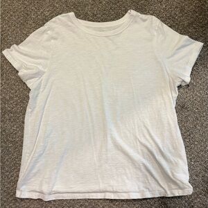 Old Navy White Relaxed Short Sleeve T-Shirt